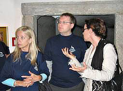 Návštěva ministra kultury Estonské republiky, pana Urmase Paeta (uprostřed), v Egon Schiele Art Centru, zdroj: Egon Schiele Art Centrum 
