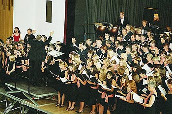 Camacho-Orchester am Gymnasium Siegburg Alleestraße, Deutschland 
