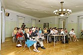 Setkání kanadských studentů a vyučujících se starostou města a zástupci městských organizací, Hotel U města Vídně, 2. května 2005, foto: © Lubor Mrázek 
