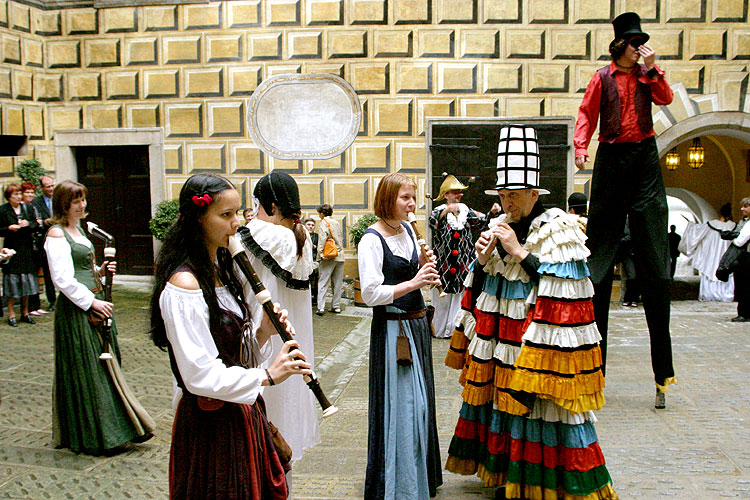 Barokní noc na zámku Český Krumlov ®, 8. července 2005, Festival komorní hudby Český Krumlov, foto: © Lubor Mrázek
