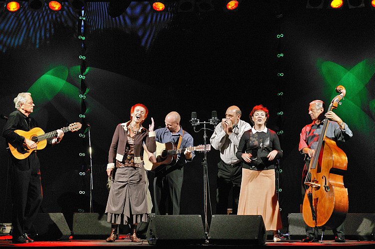 Spirituál Kvintet, 23. Juli 2005, Internationales Musikfestival Český Krumlov, Bildsquelle: © Auviex s.r.o., Foto: Libor Sváček