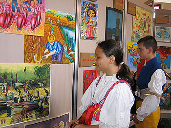 Výstava Lidice 2004 v krumlovském klášteře, foto: Jana Zuziaková 