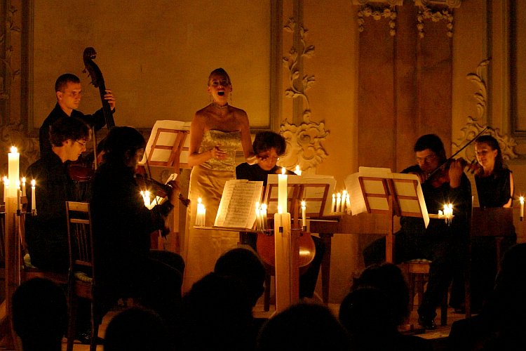 Karolína Berková und Heroldovo kvarteto (Herolds Quartett), 30. Juli 2005, Königliches Musikfestival 2005 Zlatá Koruna
