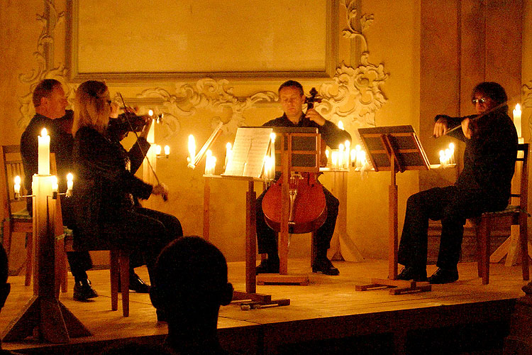 Vlachovo kvarteto (Vlachs Quartett), 3. September 2005, Königliches Musikfestival 2005 Zlatá Koruna, Foto: © Lubor Mrázek