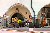 Riverstream Blues Band, program a setkání v centru města Český Krumlov, Den s handicapem - Den bez bariér Český Krumlov, 10. září 2005, foto: © Lubor Mrázek 