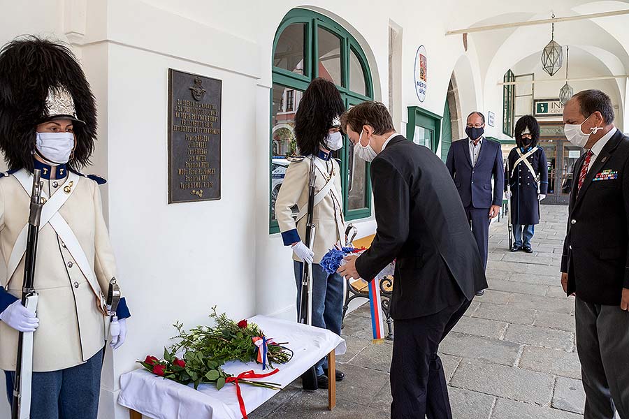 Honoring ceremony to memory of the participants of World War II, 8th May 2020