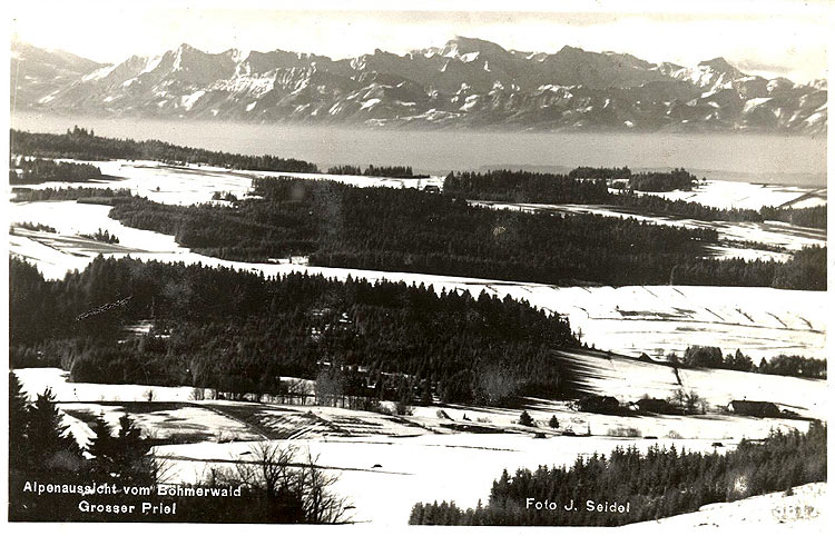 Šumavská vyhlídka na Alpy, foto: Josef Seidel