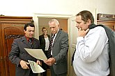 Fotoatelier Seideil, návštěva hejtmana RNDr. Jana Zahradníka a dalších představitelů Jihočeského kraje, 30.4.2005, foto: © Lubor Mrázek 