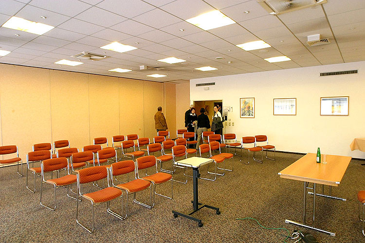 Konferenční prostory hotelu Novotel, pracovní jednání v Linci, foto: © Lubor Mrázek