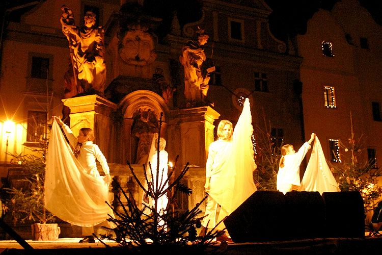 3. adventní (stříbrná) neděle - Ježíškova pošta, advent a vánoce 2005 v Českém Krumlově, foto: © Lubor Mrázek