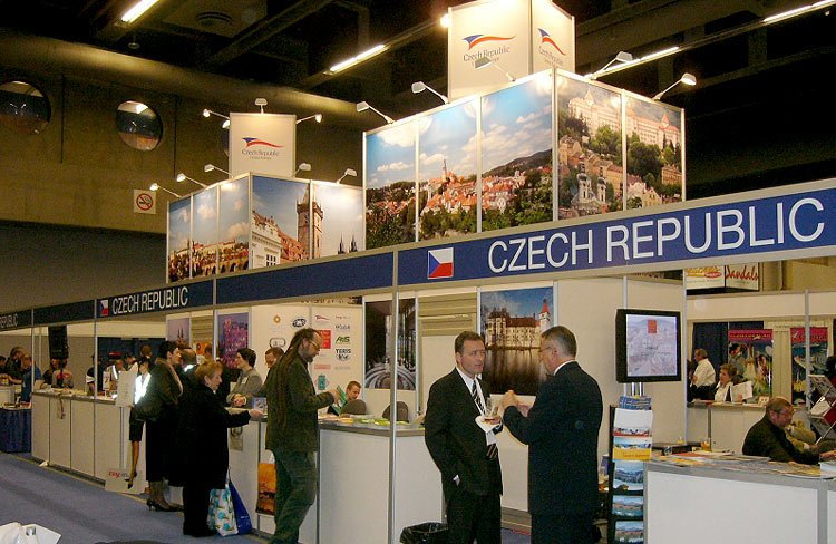 Exposition der Tschechischen Republik im 75. Jahrgang des Weltkongresses für Tourismus ASTA, Montreal 2005, Foto: © Libuše Smolíková