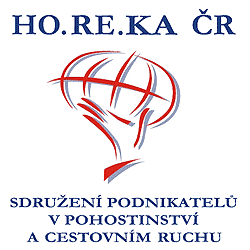 Roadshow 2006 NFHR ČR - setkání hoteliérů a podnikatelů v gastronomických provozech, Sdružení podnikatelů v pohostinství a cestovním ruchu (HO.RE.KA.) - logo 