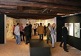 Slavnostní vernisáž výstav v Egon Schiele Art Centru 28.4.2006 - Alberto Giacometti, Ernst Scheidegger a Eva Prokopcová,, zdroj: Egon Schiele Art Centrum, foto: © Libor Sváček 