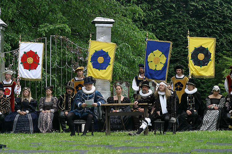 Slavnosti pětilisté růže v Českém Krumlově, 16. - 18. června 2006, foto: © 2006 Lubor Mrázek