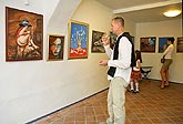 Vernisáž výstavy fotografií Sáry Saudkové a obrazů Jana Saudka, Dům fotografie Český Krumlov, 23.6.2006, foto: © Libor Sváček 