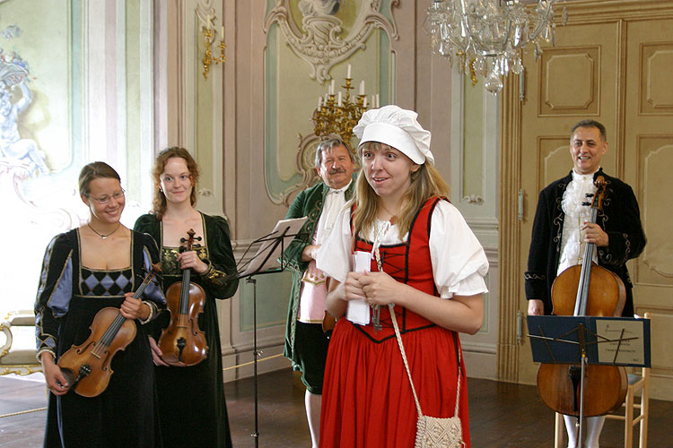 Hudba v proměnách času, Zámek Český Krumlov, 8. - 9.7.2006, Festival komorní hudby Český Krumlov, foto: © Lubor Mrázek