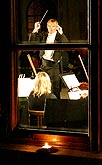 Philharmonisches Orchester České Budějovice, Dirigent - David Švec, Nadia Ladkany - Mezzosopran, Rajský Hof, 7.9.2006, Königliches Musikfestival Zlatá Koruna, Foto: © 2006 Lubor Mrázek 