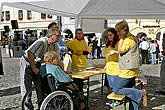 Organizace akce, Den s handicapem - Den bez bariér, 9. a 10. září 2006, foto: © 2006 Lubor Mrázek 
