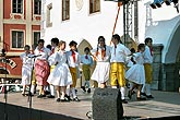 Přehlídka dětských folklórních souborů, Svatováclavské slavnosti v Českém Krumlově, 28.9. - 1.10.2006, foto: © Lubor Mrázek 