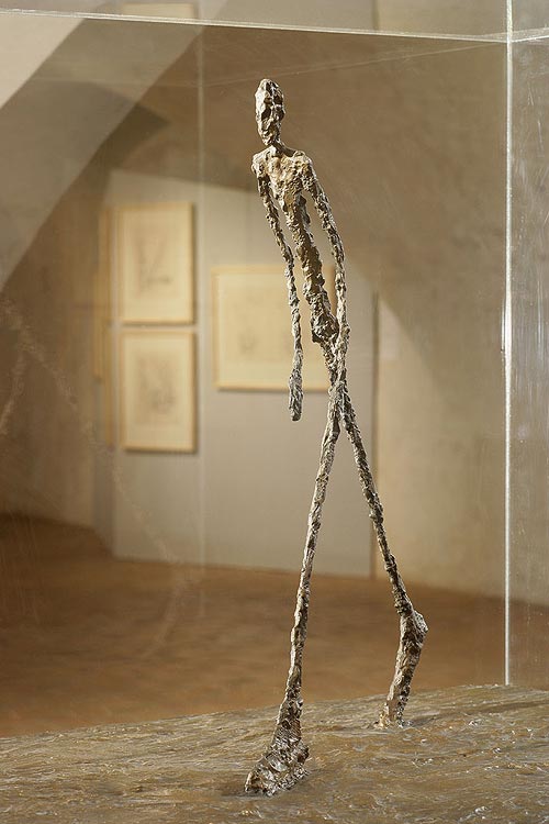 Kráčející, 1949, Alberto Giacometti (1901-1966), Egon Schiele Art Centrum Český Krumlov, foto: Libor Sváček