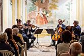 Tschechisches Philharmonisches Quartett - Noturno-Konzert im Luschloß Bellaria, 29.6.2020, Kammermusikfestival Český Krumlov, Foto: Lubor Mrázek