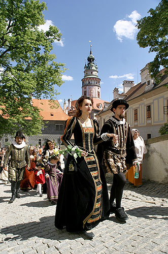 Slavnosti pětilisté růže 21. - 24.6.2007, Český Krumlov, foto: © 2007 Lubor Mrázek