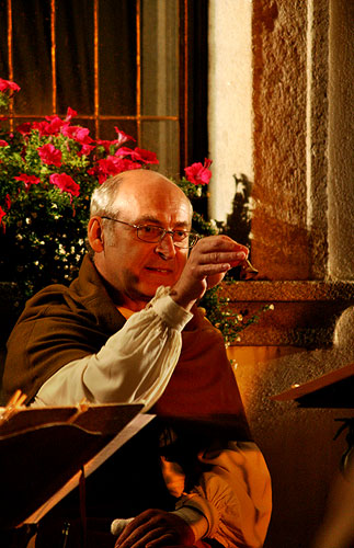 Píseň je touha (Das Lied ist Sehnsucht) - Nokturne, Chairé Příbram, Terrasse des Hotels Růže, 7.7.2007, Festival der Kammermusik Český Krumlov, Foto: © 2007 Lubor Mrázek