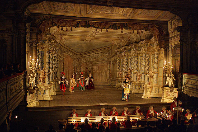 Experimentální operní představení, Collegium Marianum, Barokní divadlo, 3.8.2007, Mezinárodní hudební festival Český Krumlov, zdroj: © Auviex s.r.o., foto: Libor Sváček
