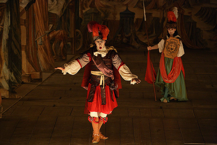 Experimentell Opernaufführung, Collegium Marianum, Barocktheater, 3.8.2007, Internationales Musikfestival Český Krumlov, Bildsquelle: © Auviex s.r.o., Foto: Libor Sváček