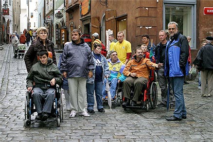 Den s handicapem – Den bez bariér, 8. - 9.9.2007, Český Krumlov, foto: © 2007 Lubor Mrázek 