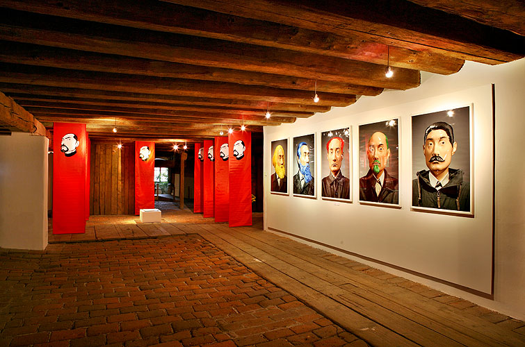 Eröffnung der Ausstellungen in Egon Schiele Art Centrum: die Oper in der Malerei, Traditionelle chinesische Landschaftsmalerei, Junge Künstler aus China 2008, Jindřich Štreit und Jiří Surůvka, 4. April 2008