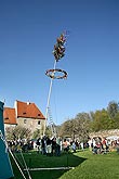 May Pole Celebration, Magical Krumlov Welcomed Springtime, 29th April - 1st May 2008, photo: Lubor Mrázek 