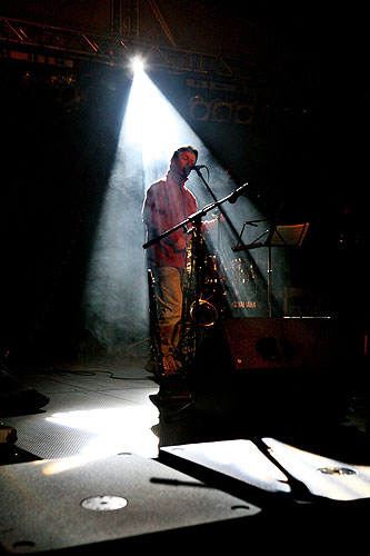 Die Musikgruppe aus Hradec Králové Nadoraz, Zauberhafte Krumlov, 29. April - 1. Mai 2008, Foto: Lubor Mrázek