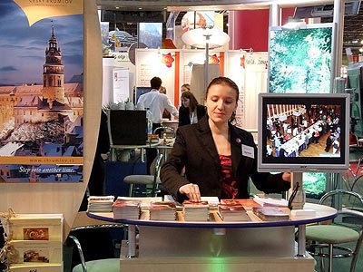 Prezentace destinace Český Krumlov na mezinárodním veletrhu Utazás Budapešť 