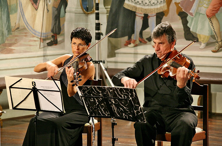 Kapralova quartet, Pražákovo kvarteto, 2.7.2008, Chamber Music Festival Český Krumlov 2008, photo: Lubor Mrázek