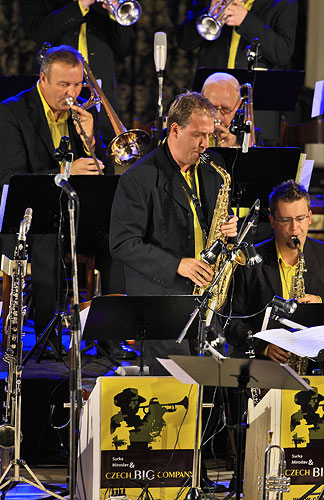 Bobby Shew (USA) - trumpet, Czech Big Company, 16.8.2008, International Music Festival Český Krumlov 2008, source: Auviex s.r.o., photo: Libor Sváček