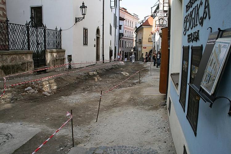 Horní ulice - rekonstrukce, foto: Jitka Augustinová