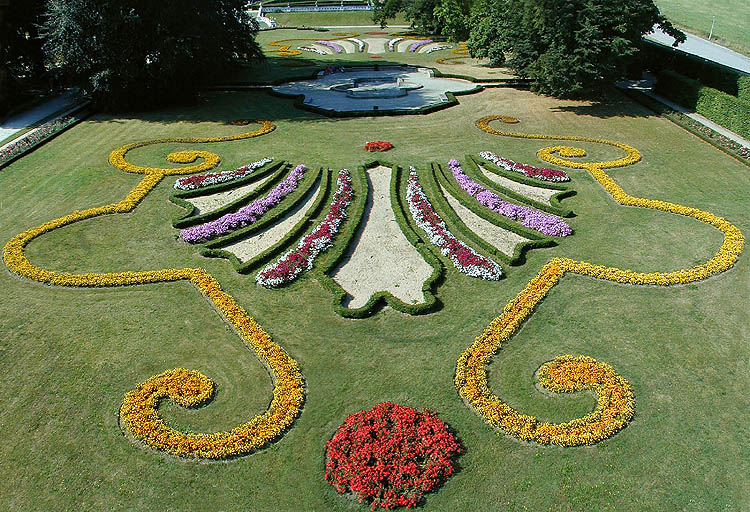 Český Krumlov Castle Gardens, terrace of the so-called lower parterre, foto: Lubor Mrázek