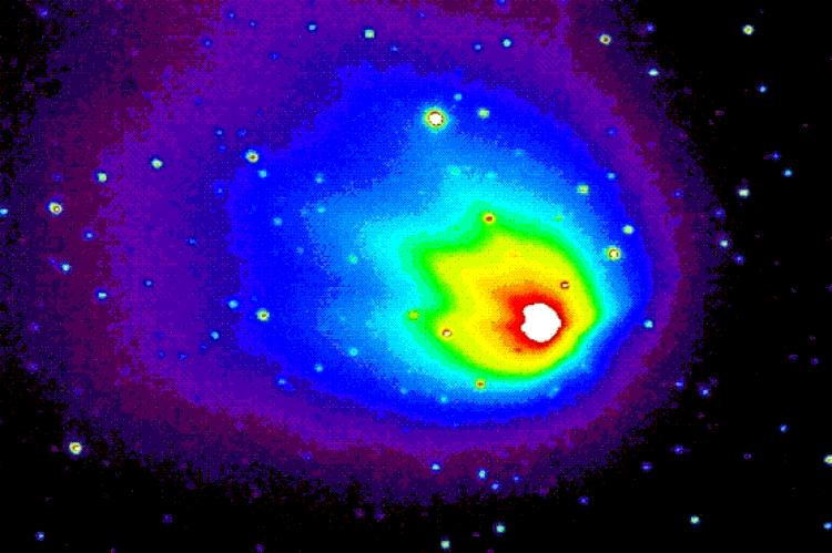 False-color image of comet C/1995 O1 (Hale-Bopp) - 1996 November 16.