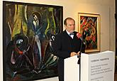 Vernisáž výstav v Egon Schiele Art Centru: Hermann Stenner, Jindřich Prucha a Zdeněk Rykr, 31. 10. 2008, foto: Libor Sváček