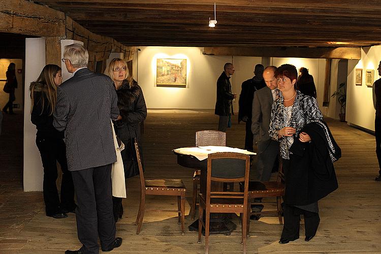 Vernisáž výstav v Egon Schiele Art Centru: Hermann Stenner, Jindřich Prucha a Zdeněk Rykr, 31. 10. 2008