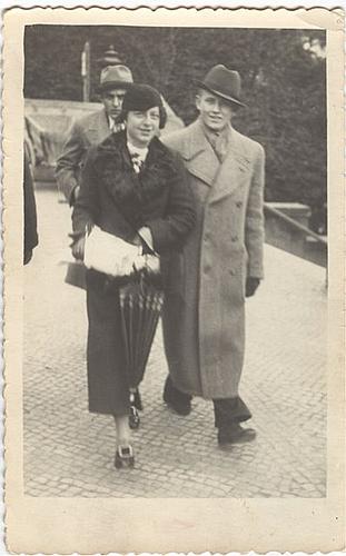 Václav a Věra Hodrovi 15. září 1936