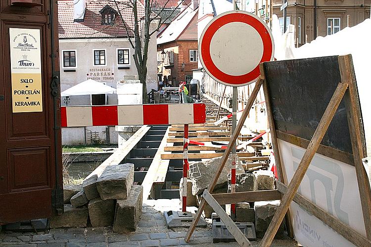 Rekonstrukce Lazebnického mostu - 3. týden