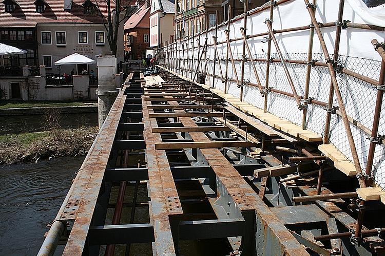 Rekonstrukce Lazebnického mostu - 3. týden