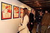 Opening of the exhibitions Socialist Realism, Political Poster of the USSR, Russian Video Art, Contemporary Russian Art, FRANTA – František Mertl, Egon Schiele Art Centrum Český Krumlov, 3.4.2009, source: ESAC, photo by: Libor Sváček