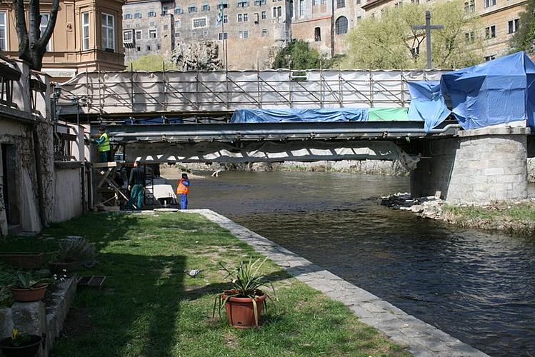 Rekonstrukce Lazebnického mostu - 4. týden