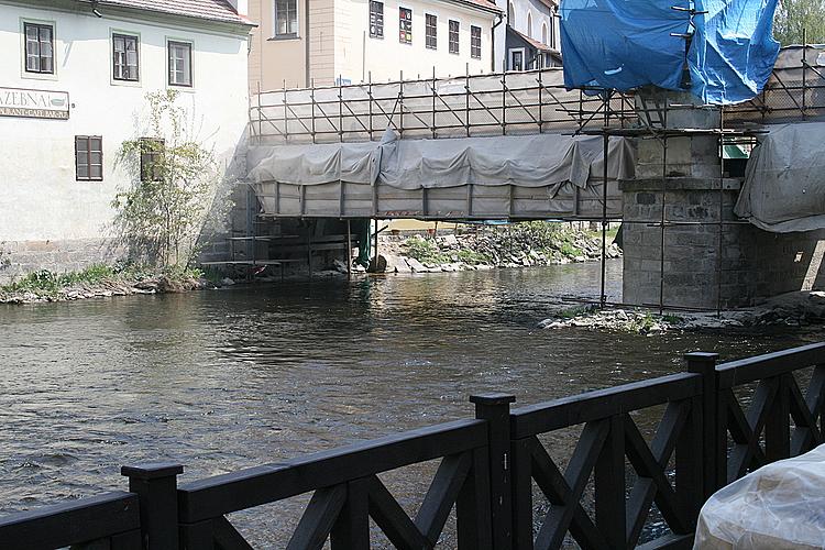 Rekonstrukce Lazebnického mostu - 5. týden
