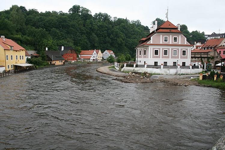 28. června 2009 - zvýšená hladina Vltavy