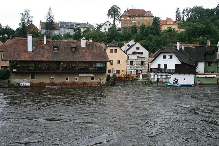 28. června 2009 - zvýšená hladina Vltavy