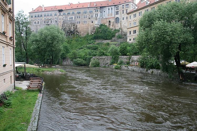 28. června 2009 - zvýšená hladina Vltavy